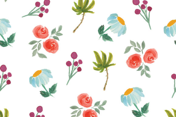 Download Retro Flower Pattern Seamless Vector - Retro Collection