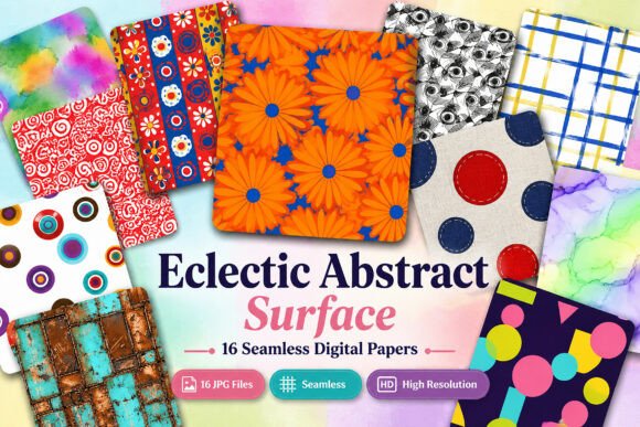 Download Eclectic Abstract Surface Pattern - Surface Collection