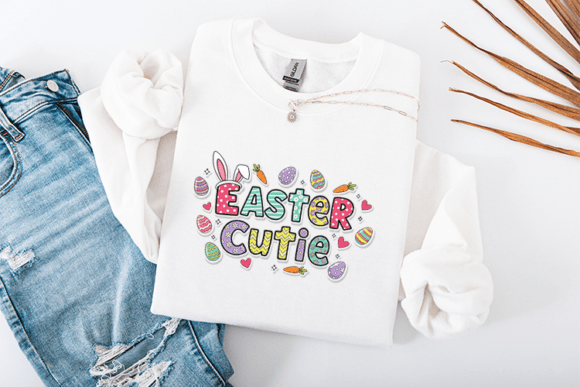 Download Easter Cutie SVG Retro Patterned Bunny - Retro Collection