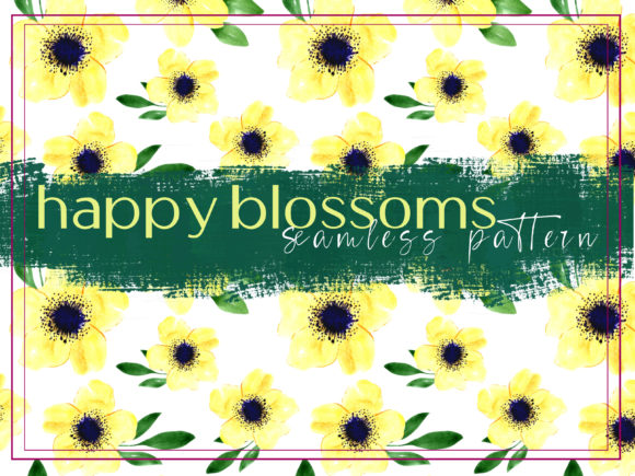 Download "Happy Blossom" Seamless Surface Pattern - Surface Collection
