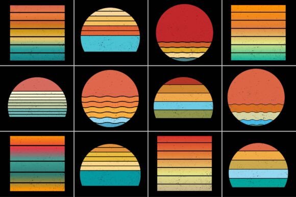 Download Sunset Vintage Retro Background - Retro Collection