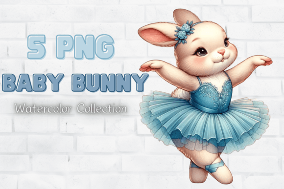 Download Ballet Bunnies Blue Tutu Dress Bunny - Bunnies Collection