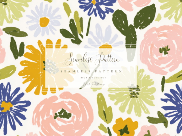 Download Vintage Retro Floral Seamless Pattern PNG - Retro Collection