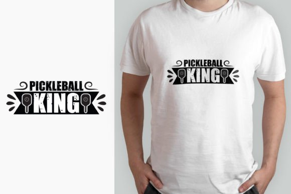 Download Pickleball King Retro T-shirt Design - Retro Collection