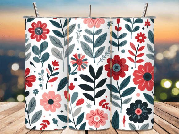 Download Retro Boho Flower Pattern - Retro Collection