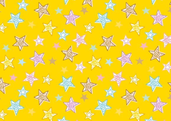 Download Yellow Stars Colorful Png Pattern - Premium Resources